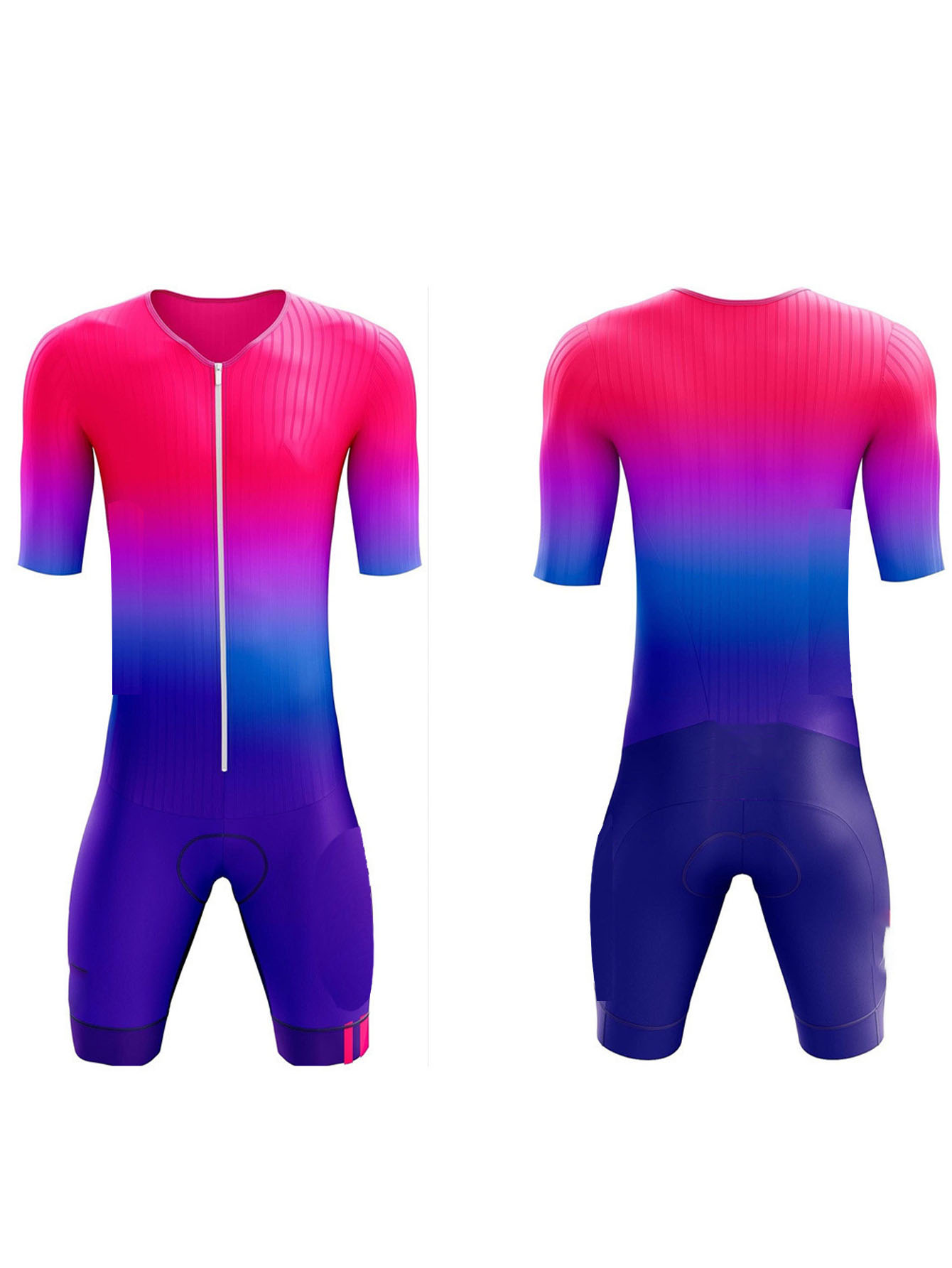 Triathlon Cycling Kit - Combinaison de Triathlon d'équipe pour hommes,