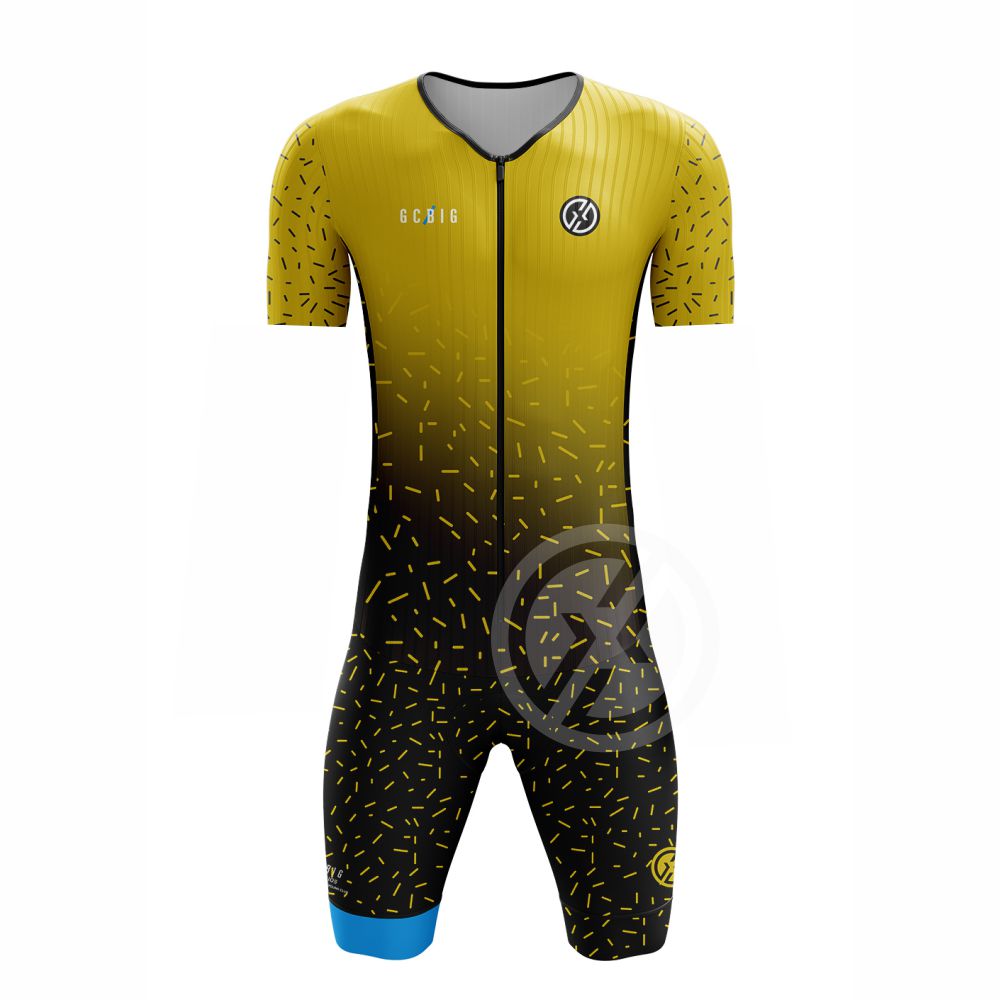 Triathlon Cycling Kit - GCBIG-TriDuvet imbibé pour hommes, maillot de