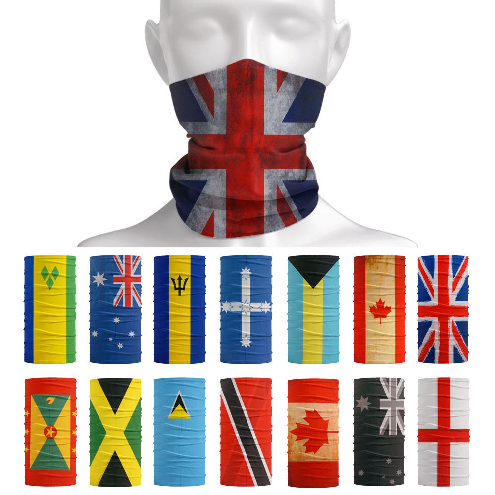 Mens Cycling Gear Uk - Commonwealth of Nations Feel Bandanas Écharpe