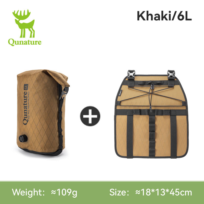 Cycling Gear Bag - Qunature 6/12L Bikepacking Sac suspendu léger