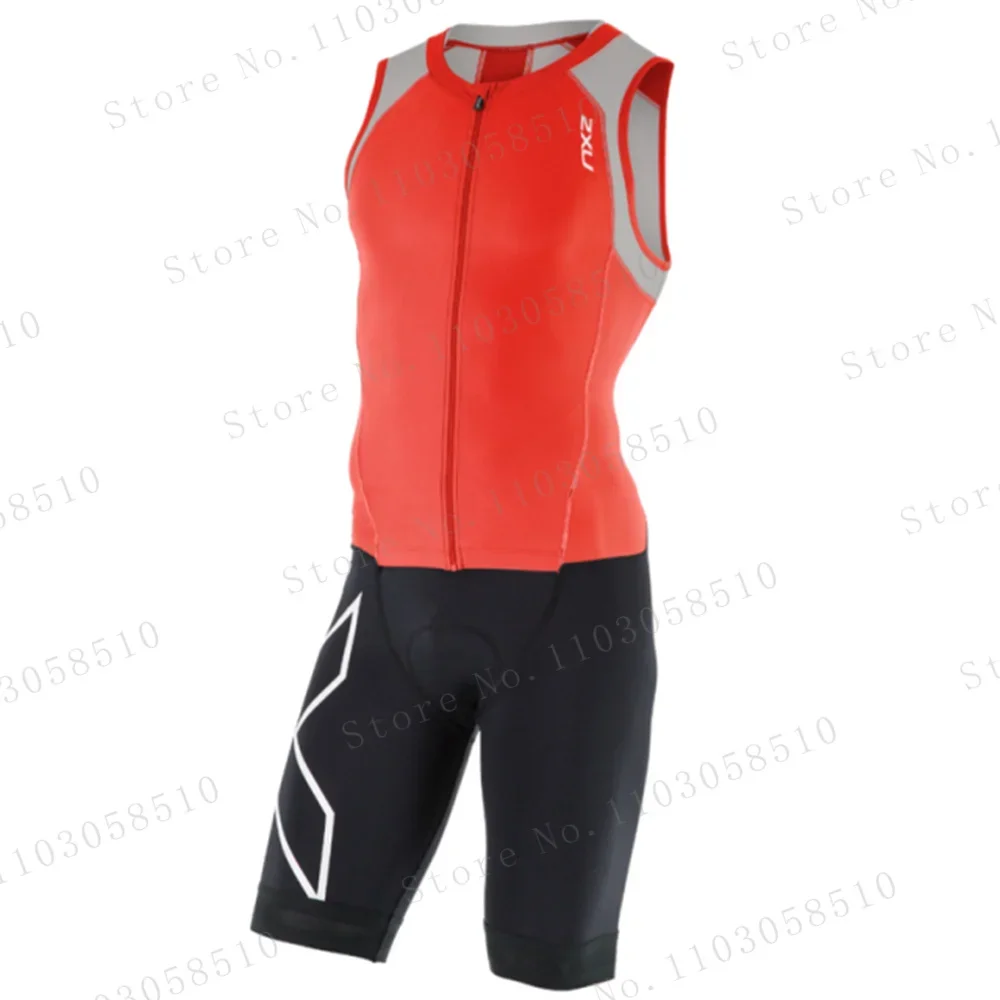 Triathlon Cycling Kit - Combinaison de triathlon Zxu pour hommes,