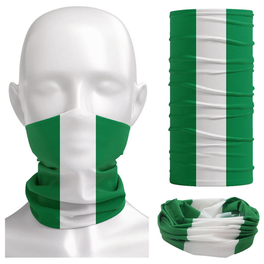 Cycling Gear Pas - Bandana drapeau du Nigeria pour femmes,