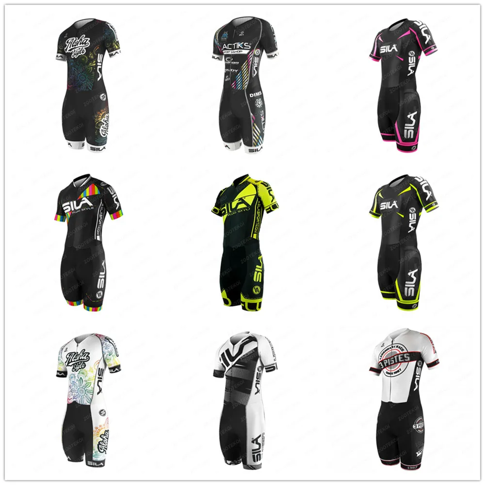 Triathlon Cycling Kit - SILA-Maillot de cyclisme sport pour homme,