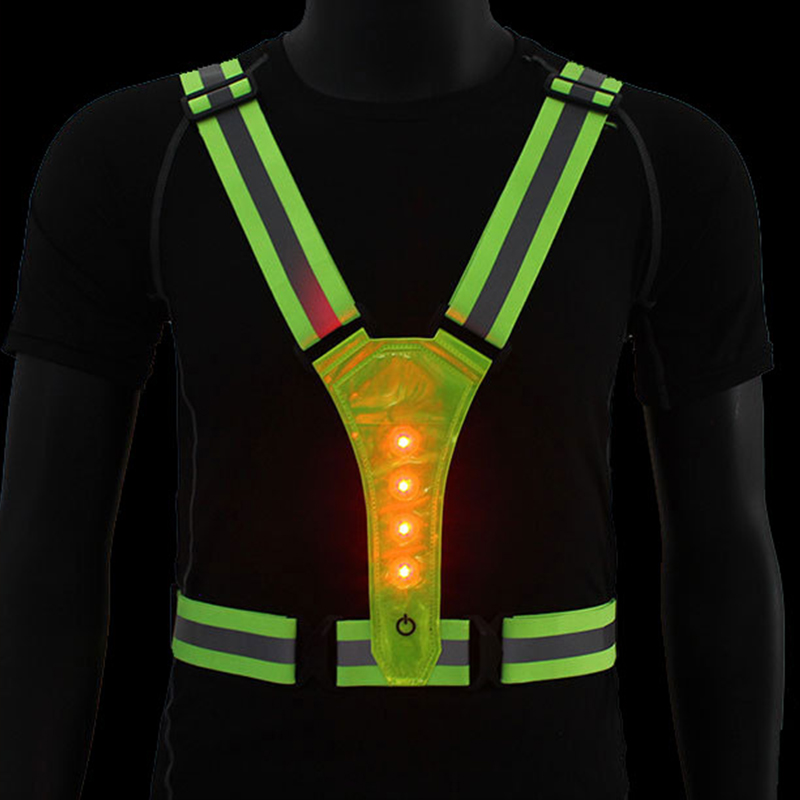 Gilet de sécurité LED réglable - Cycling Gear Pas avis et prix