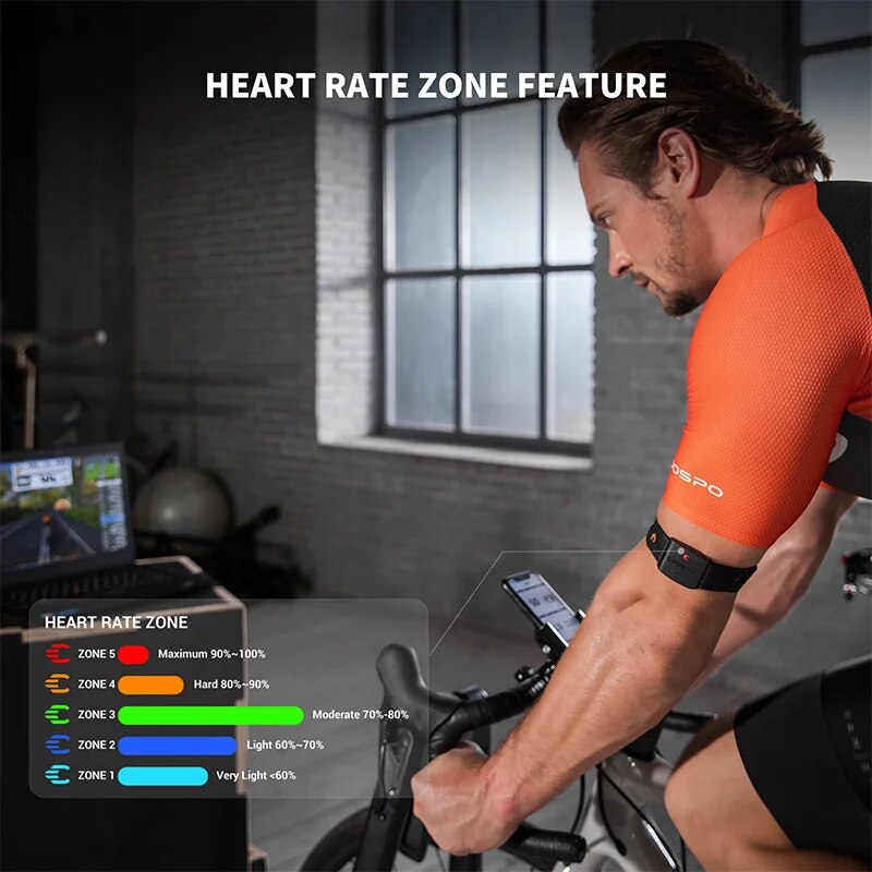 COOSPO HW9 brassard moniteur d - Cycling Zwift avis et prix