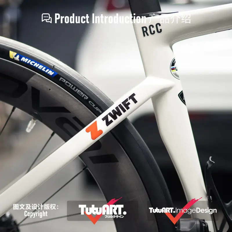 Lot de 4 autocollants décorati - Cycling Zwift avis et prix